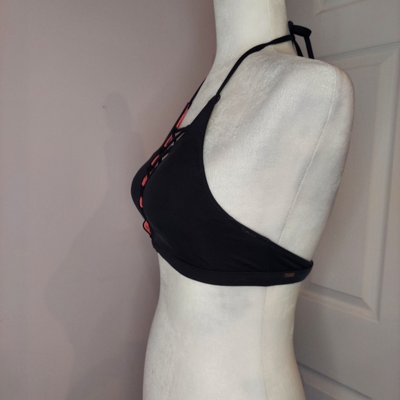 PINK Lace Up Swim Top Victoria Secret - Picture 2 of 5